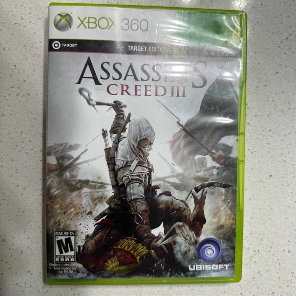 Assassin's Creed III for Xbox 360 - Green Case